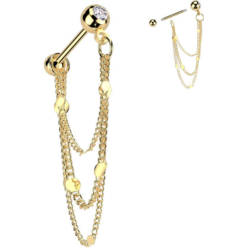 Barbell triple chain dangle - Image 3