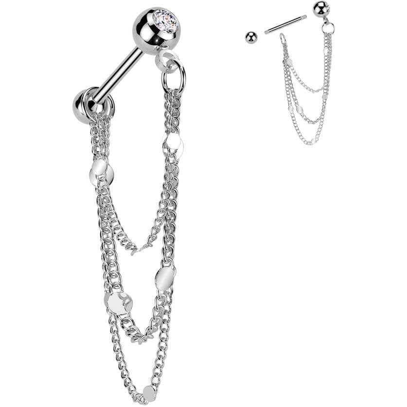 Barbell triple chain dangle - Image 4
