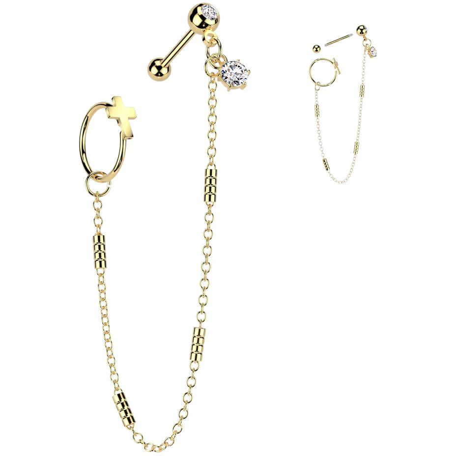 Value Pack barbell chain cross hoop - Image 3