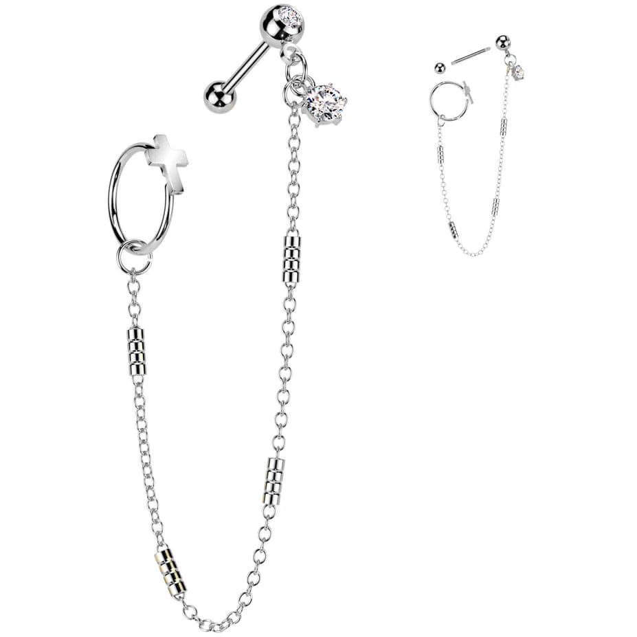 Value Pack barbell chain cross hoop - Image 4
