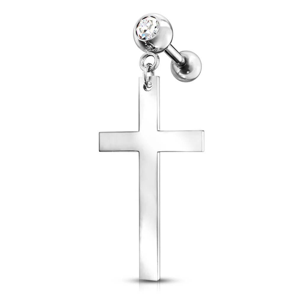 Barbell Cross dangle Zirconia - Image 8
