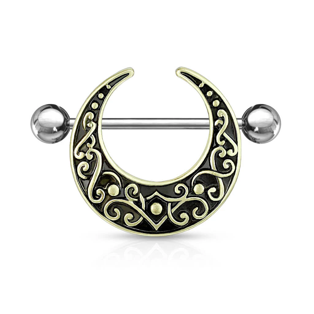 Nipple Piercing Half Moon - Image 2