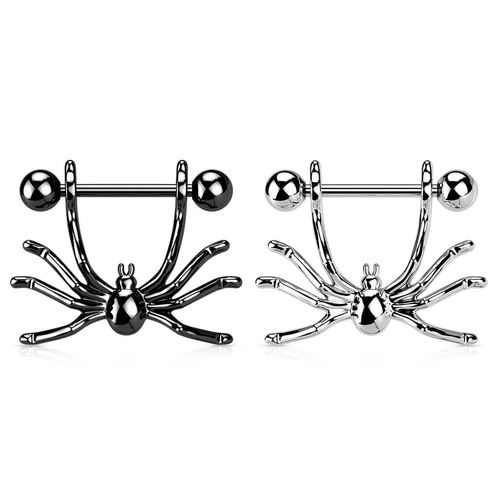 Nipple Piercing Spider Silver - Image 4