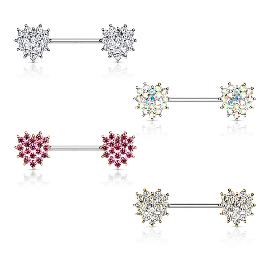 Nipple Piercing Heart Zirconia - Image 5
