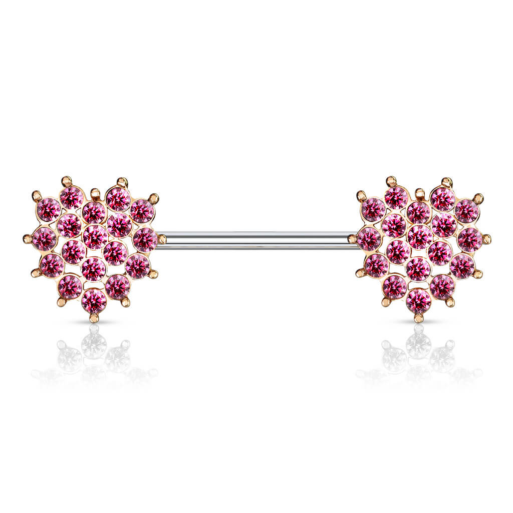 Nipple Piercing Heart Zirconia - Image 9
