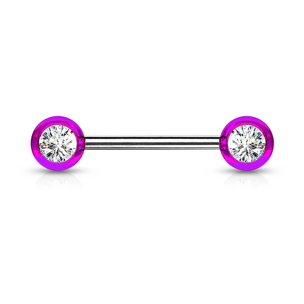Nipple Piercing Zirconia Ball - Image 2