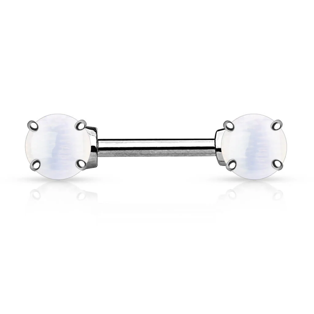Nipple Piercing Semi-Precious Stones Silver - Image 3