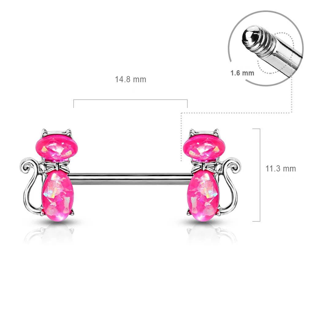 Nipple Piercing Cat Opal - Image 3