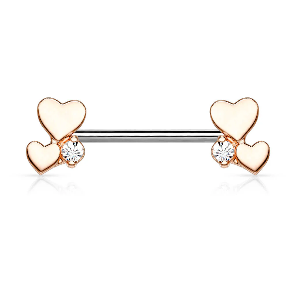 Nipple Piercing Heart Zirconia - Image 6