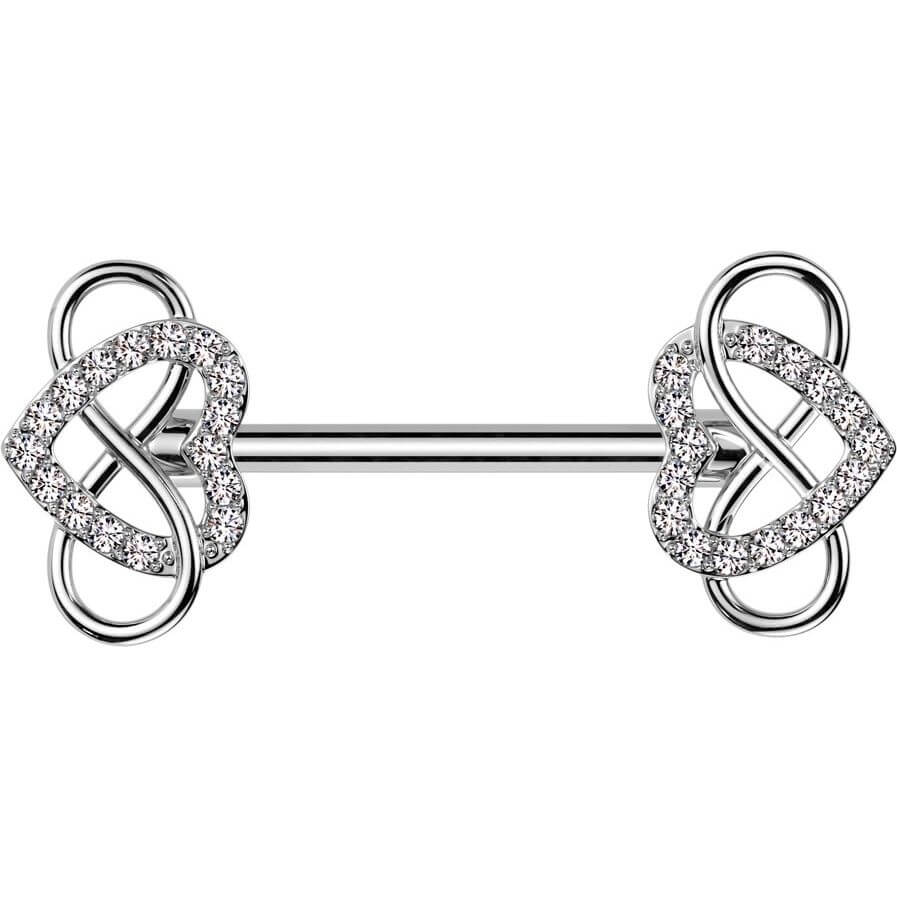 Barbell hollow heart and infinity - Image 4