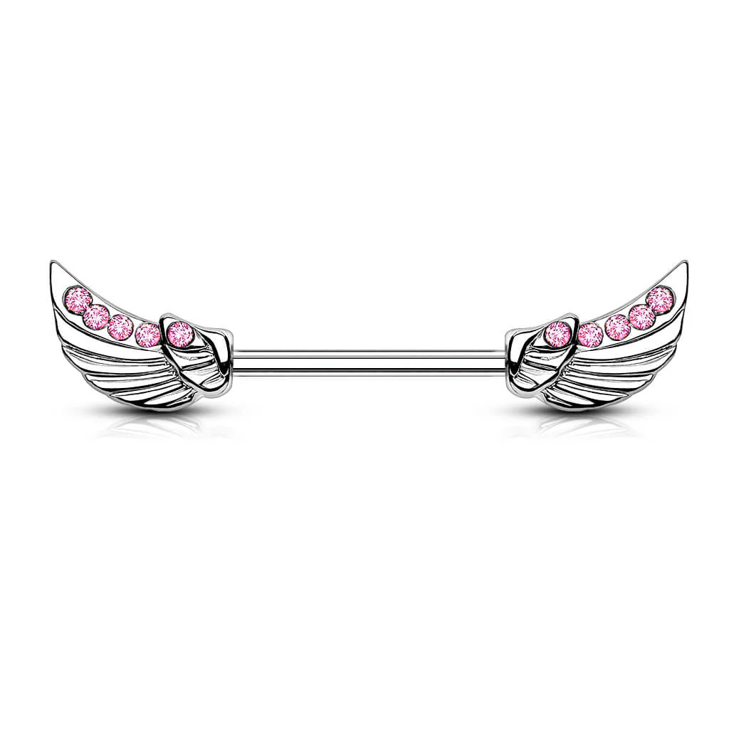 Nipple Piercing Wing Zirconia - Image 4