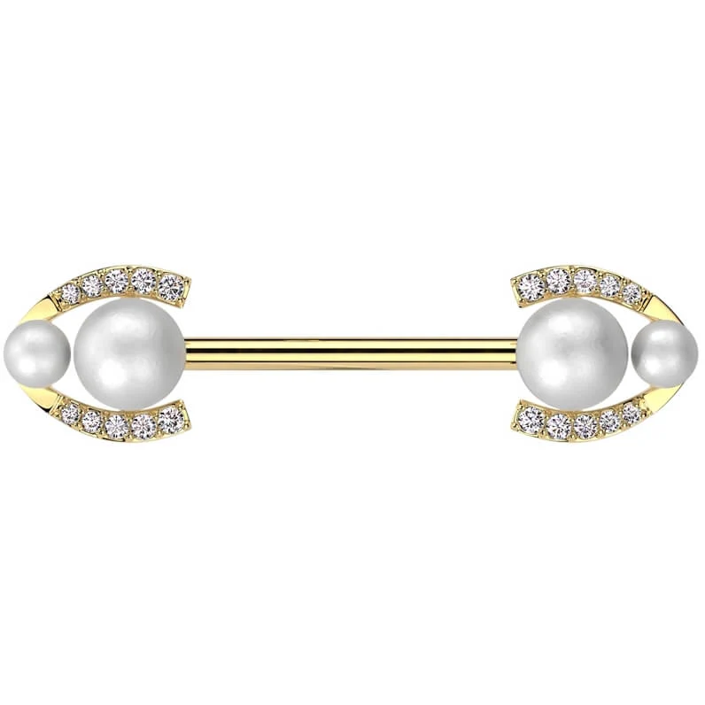 Barbell horseshoe pearls - Image 3