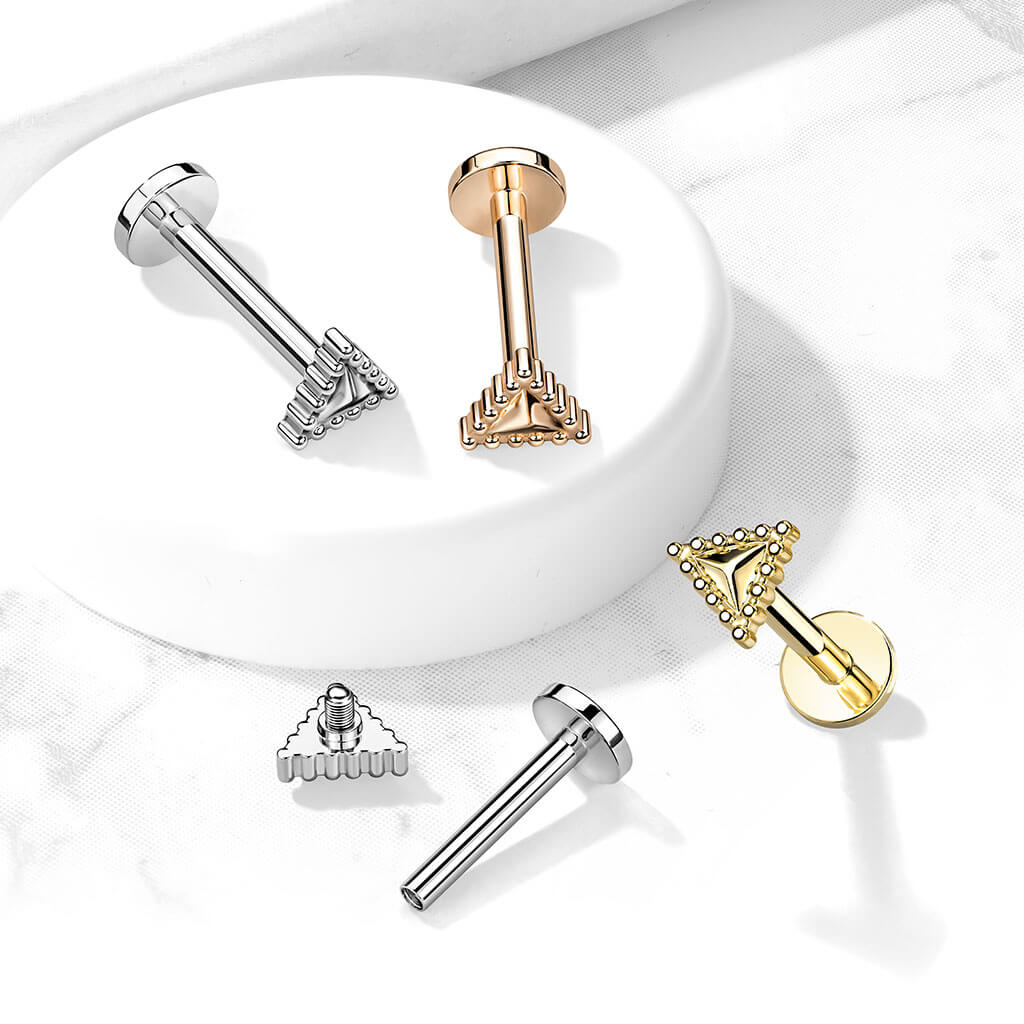 Labret Triangle Internally Threaded - Image 8