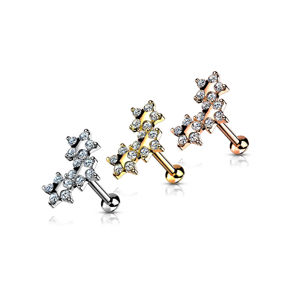 Labret Stars Zirconia Internally Threaded - Image 5