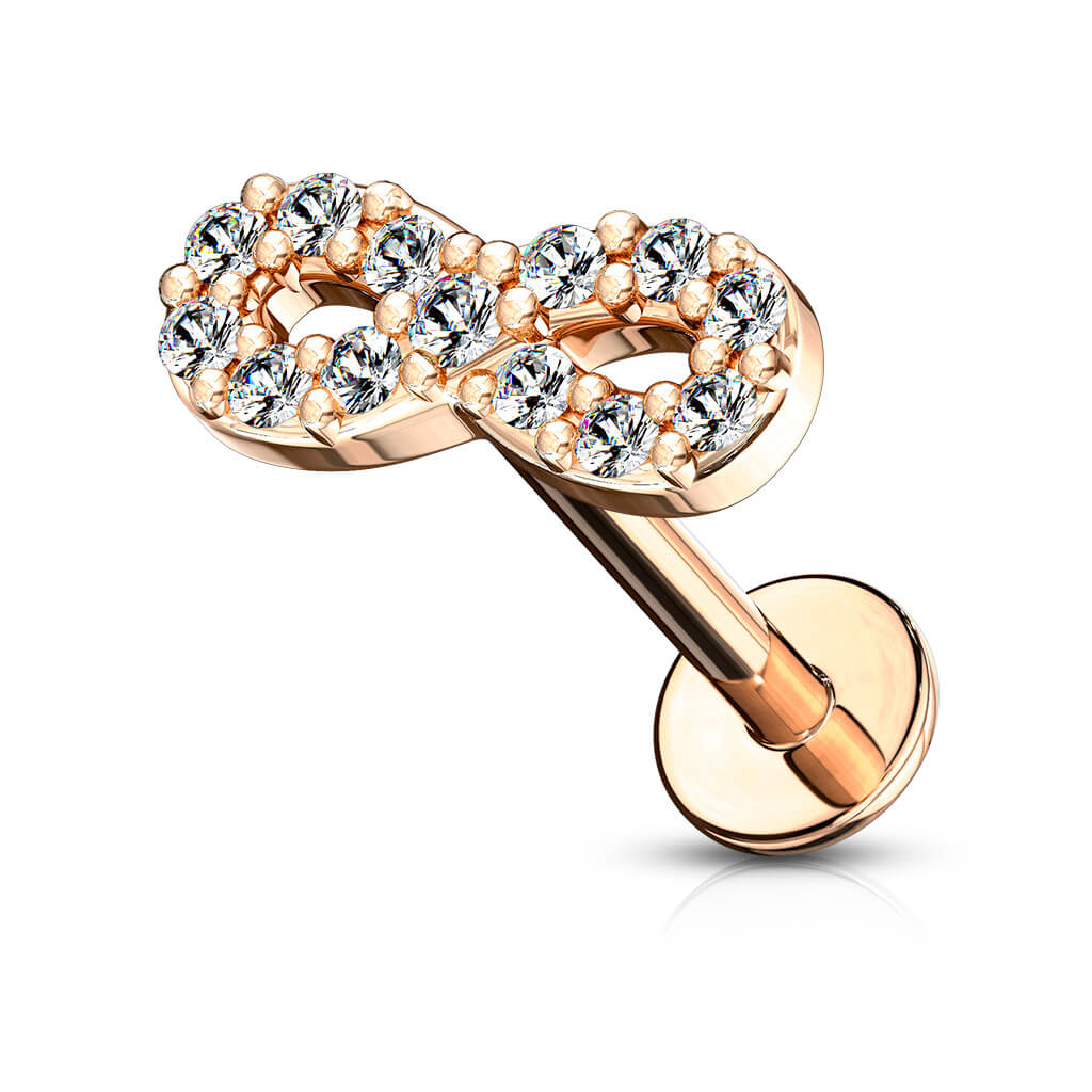 Labret Infinity Zirconia Internally Threaded - Image 6