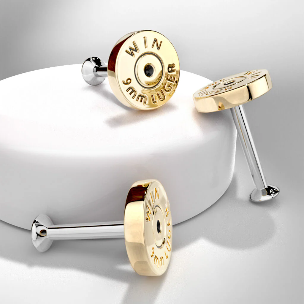 Labret Cartridge case Internally Threaded - Image 4