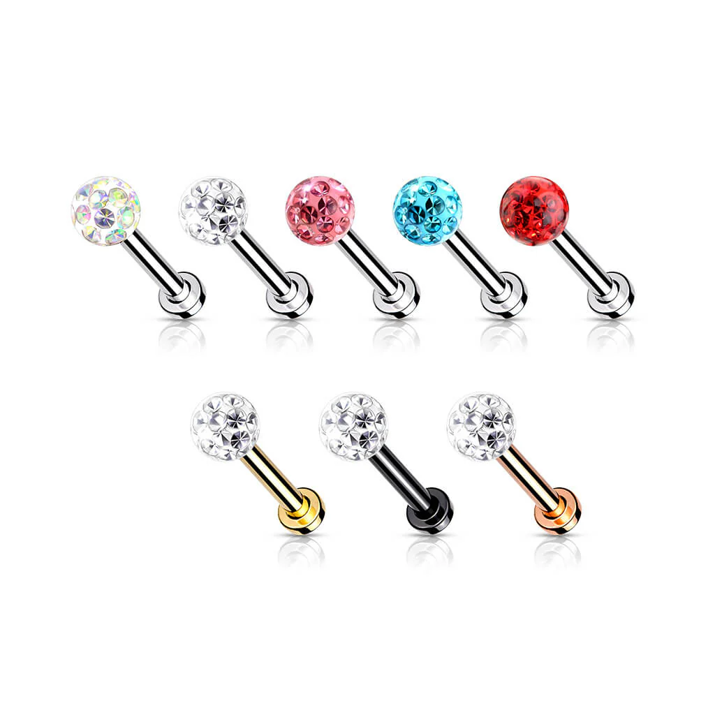 Labret Zirconia Ball Internally Threaded - Image 3