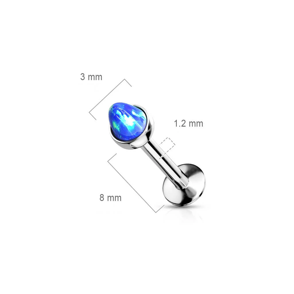 Labret Opal cup setting Internally Threaded - Image 3