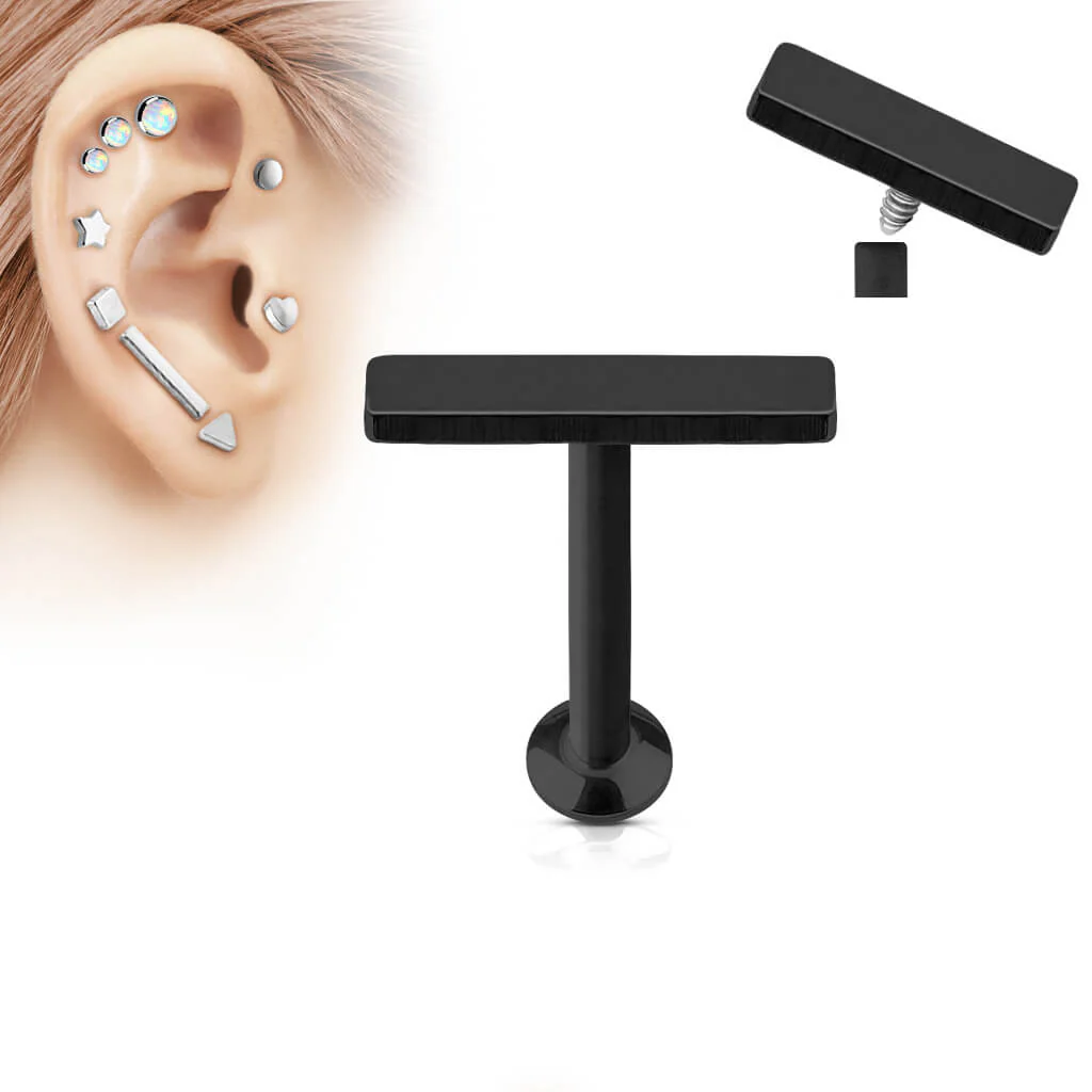 Labret Internally Threaded Flat Bar - Image 2
