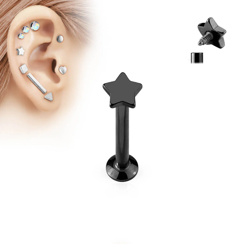 Labret Star Internally Threaded - Image 3
