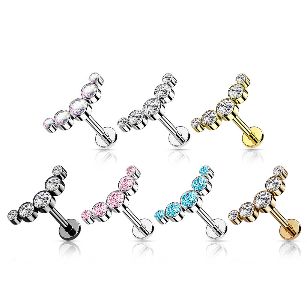Labret 5 Zirconia Internally Threaded - Image 5