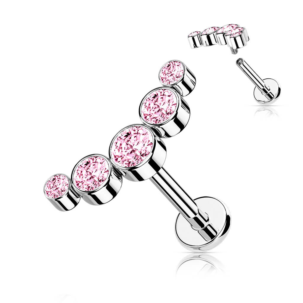 Labret 5 Zirconia Internally Threaded - Image 9