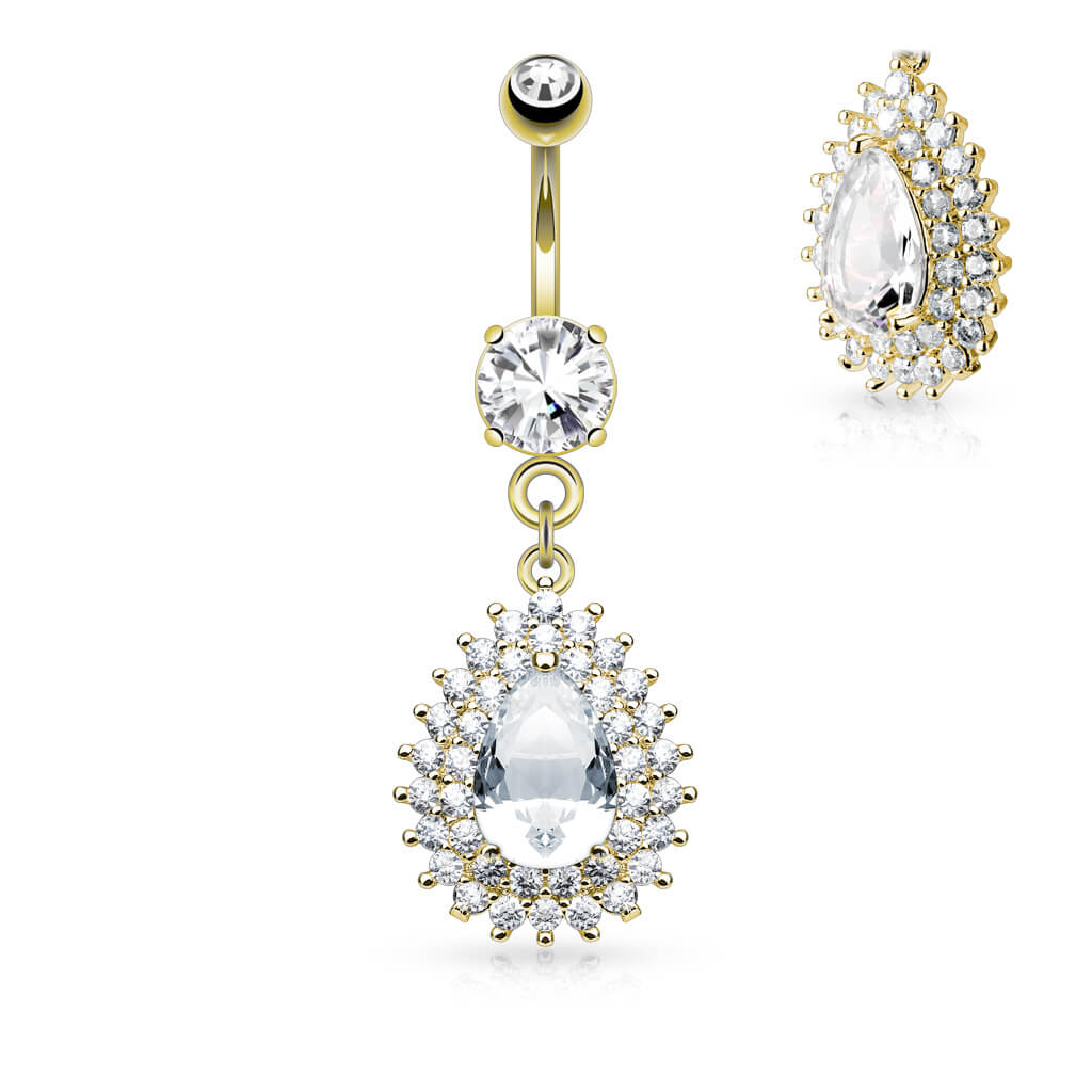 Belly Button Piercing Drop Zirconia - Image 3