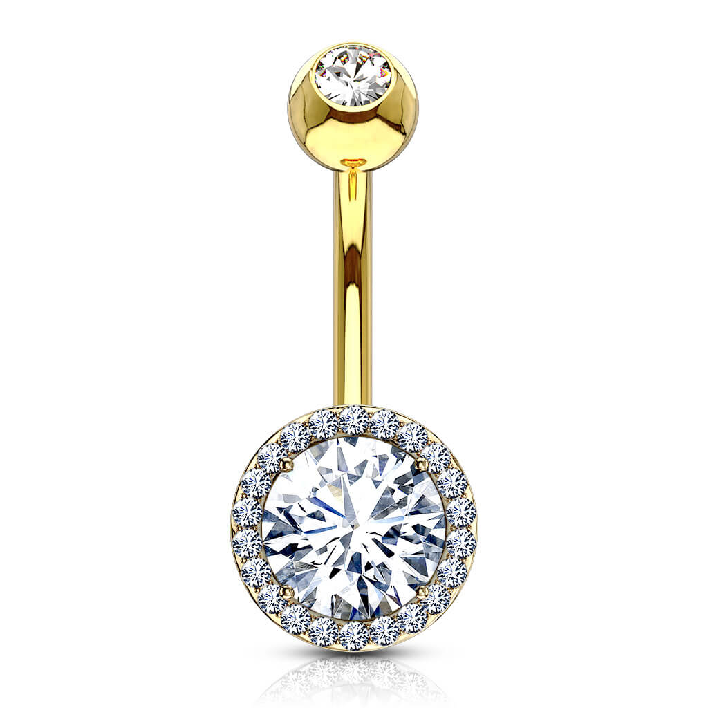 Belly Button Piercing Zirconia Round - Image 4