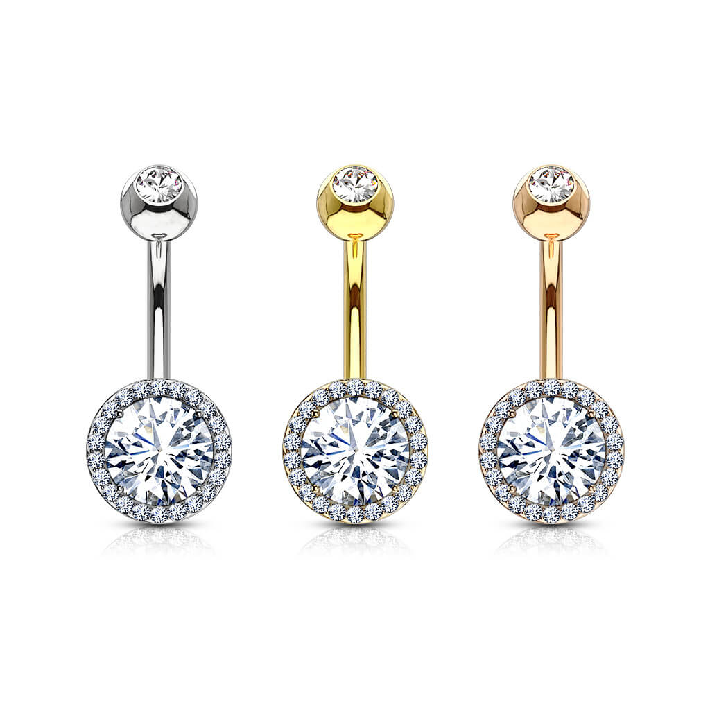 Belly Button Piercing Zirconia Round - Image 5