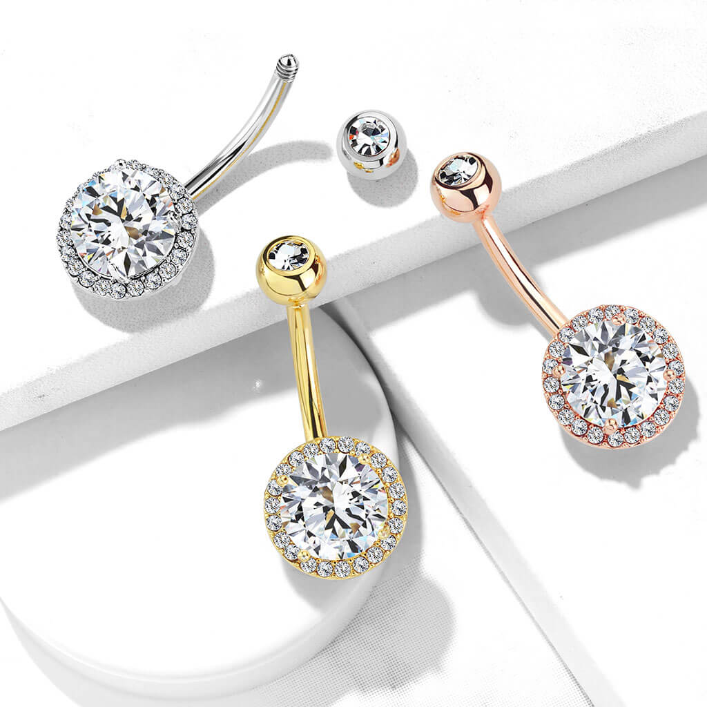 Belly Button Piercing Zirconia Round - Image 7