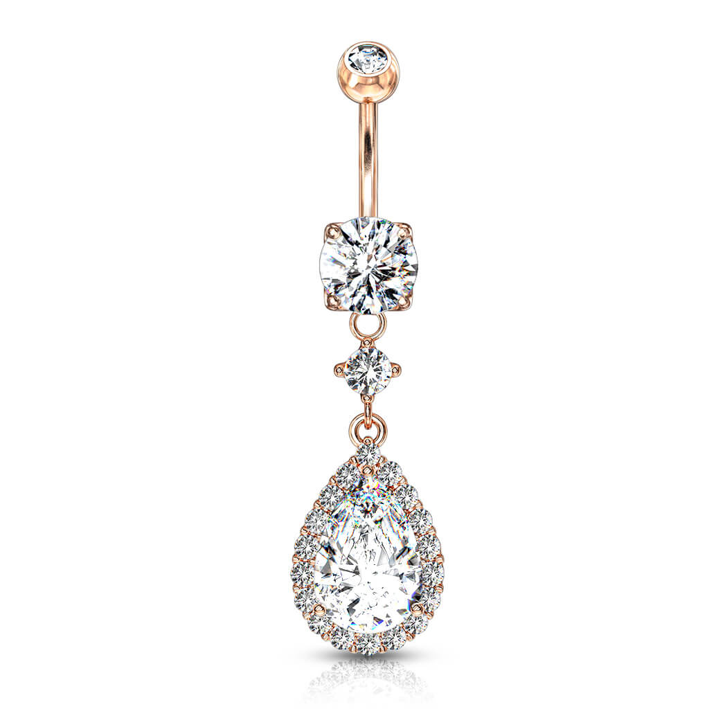 Belly Button Piercing Drops dangle Zirconia - Image 8