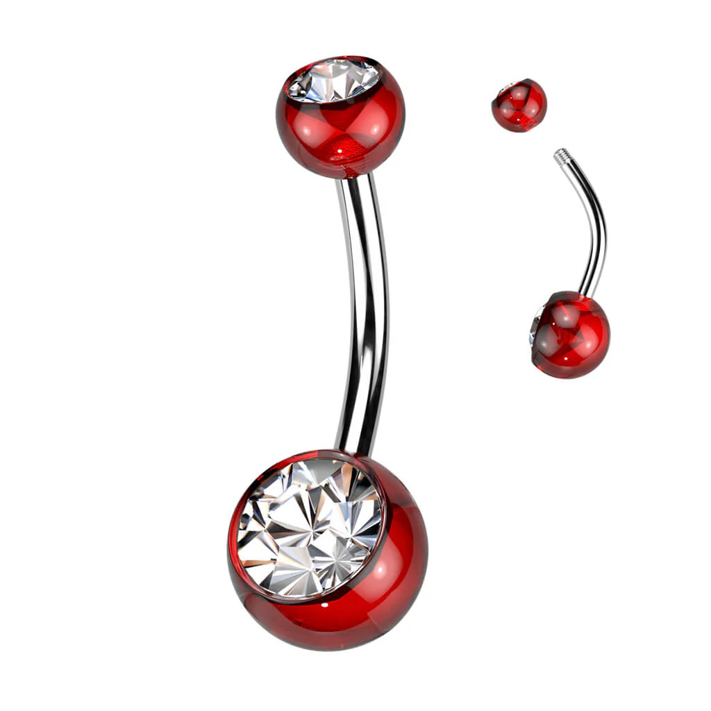 Belly Button Piercing Zirconia Ball - Image 13
