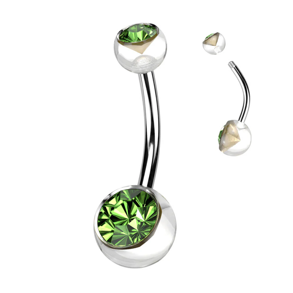 Belly Button Piercing Zirconia Ball - Image 8