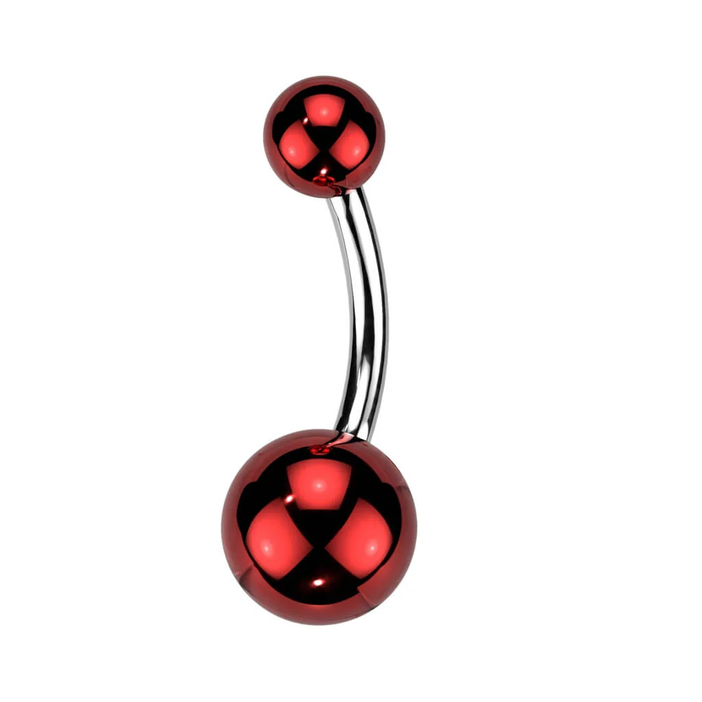 Belly Button Piercing Acrylic Ball Glass Coating - Image 6