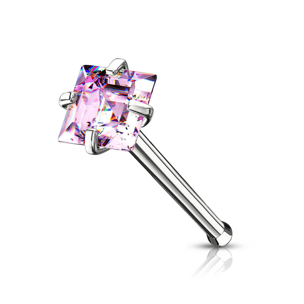 Nose Stud Square Zirconia - Image 6