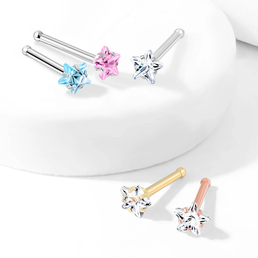 Nose Stud Star Zirconia - Image 9