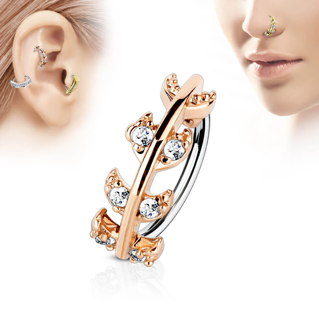 Ring Leaves Zirconia Bendable - Image 4