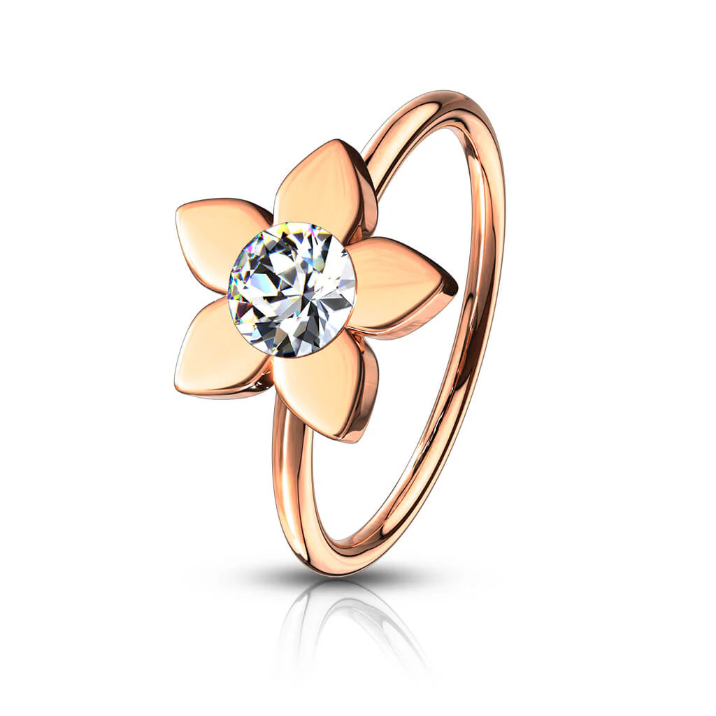 Ring Flower Zirconia Bendable - Image 11
