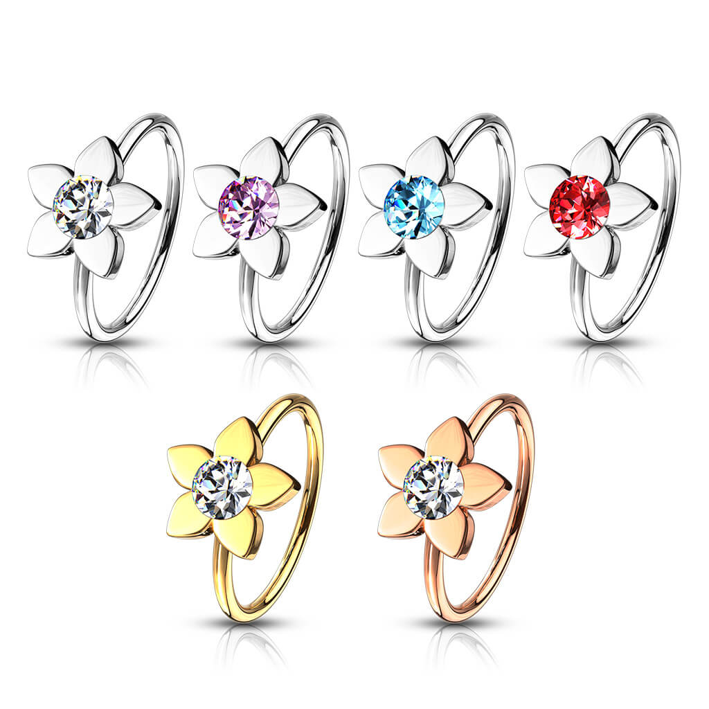 Ring Flower Zirconia Bendable - Image 5