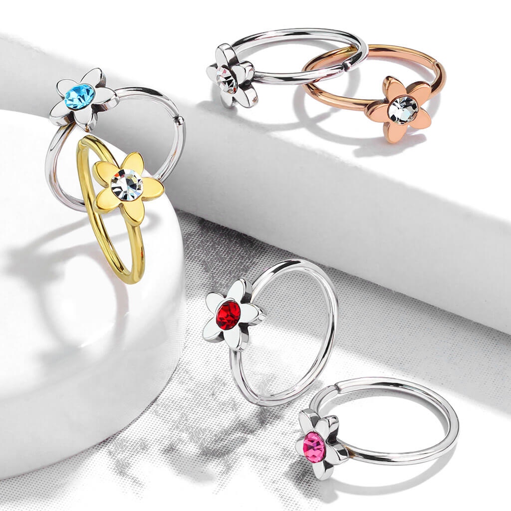 Ring Flower Zirconia Bendable - Image 9