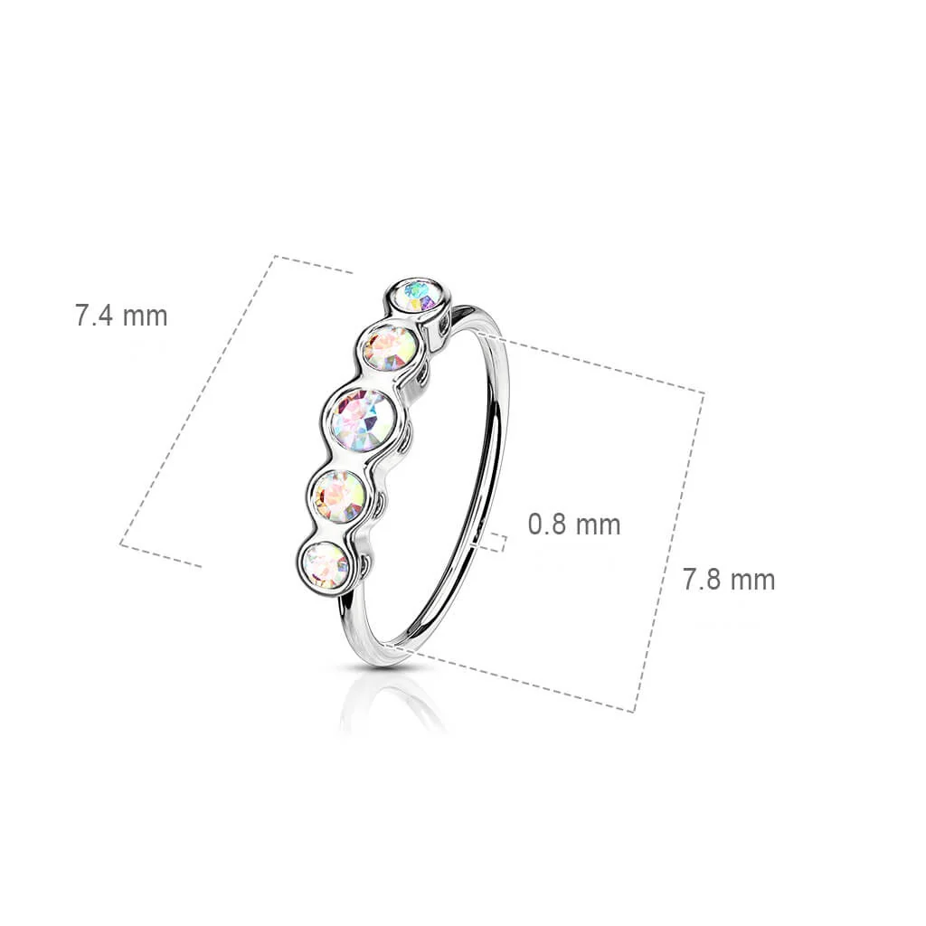 Ring Zirconia Silver Bendable - Image 3