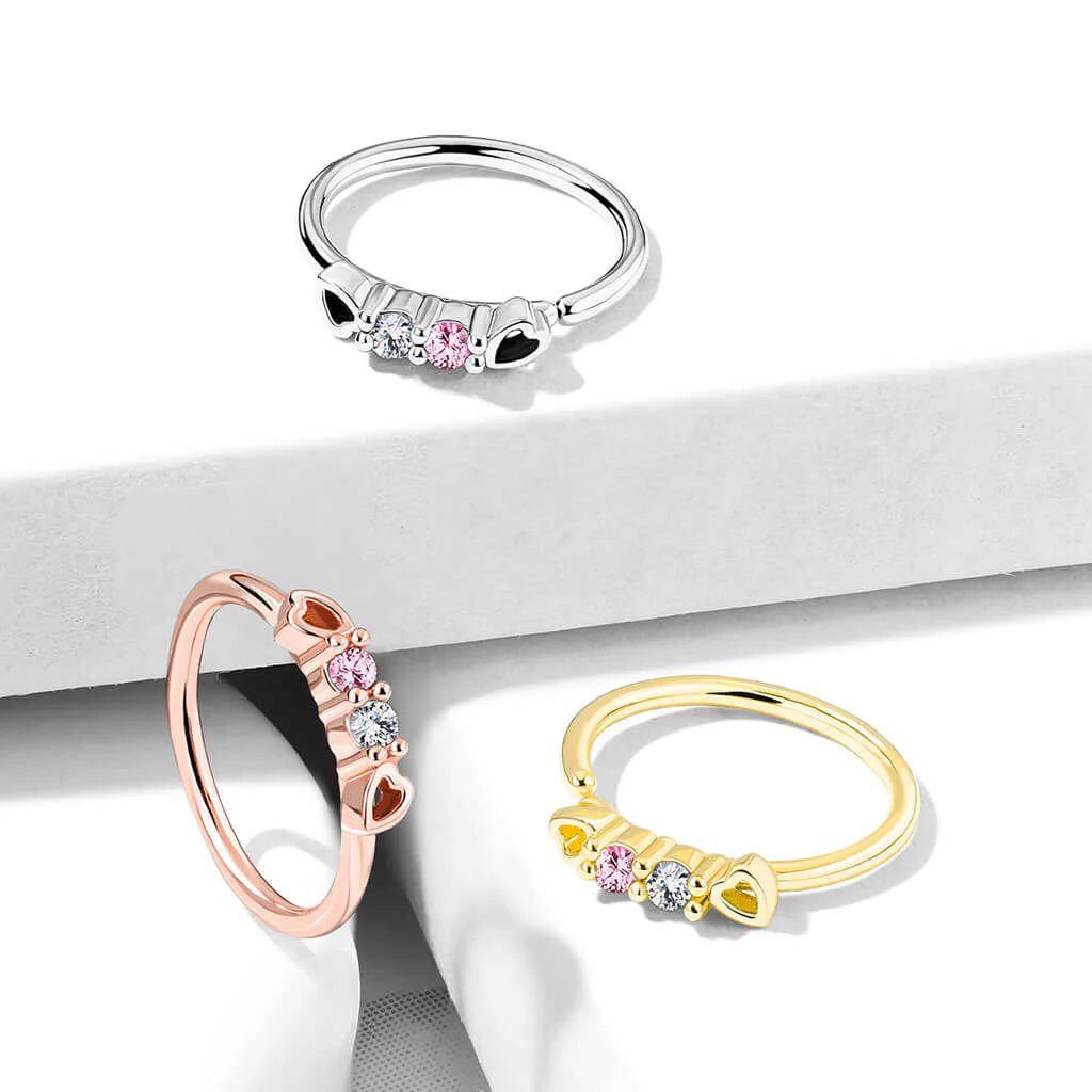 Ring Hearts Zirconia Bendable - Image 7