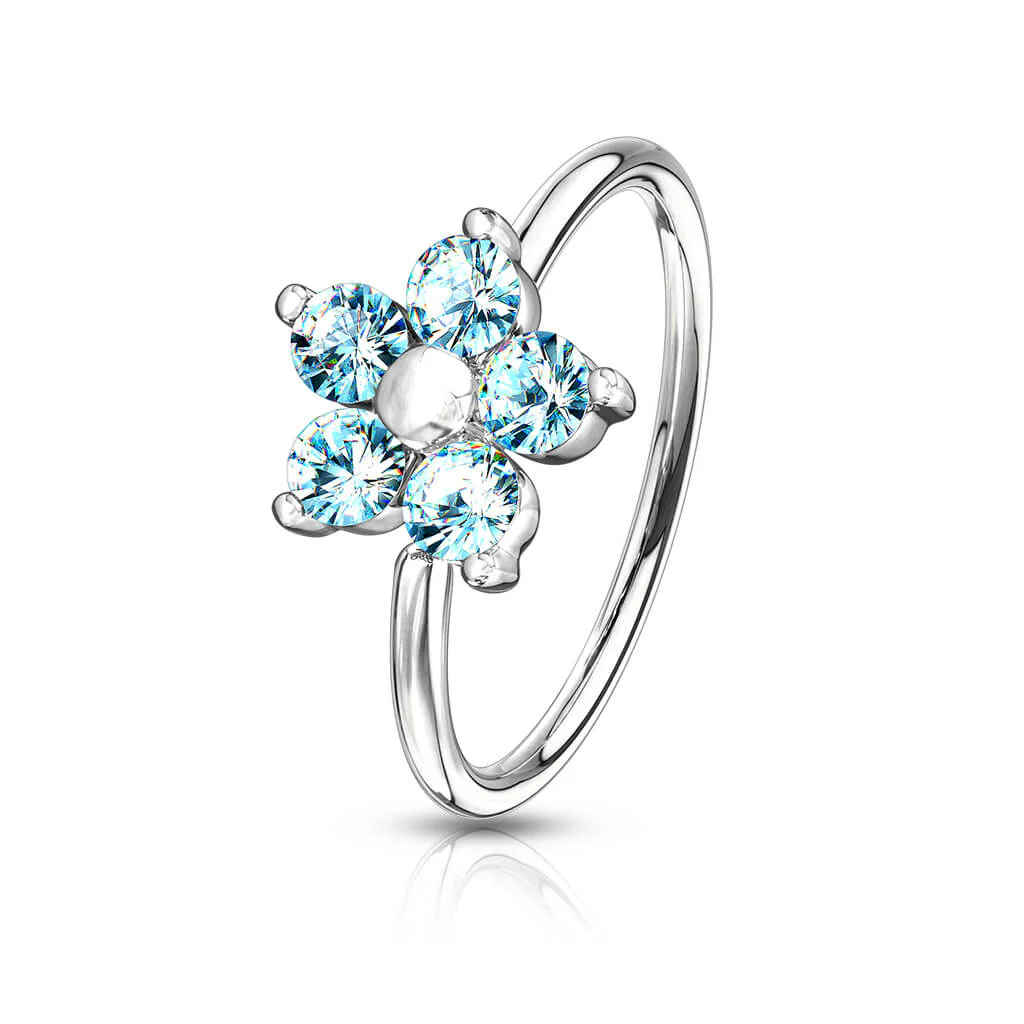 Ring Flower Zirconia Bendable - Image 8