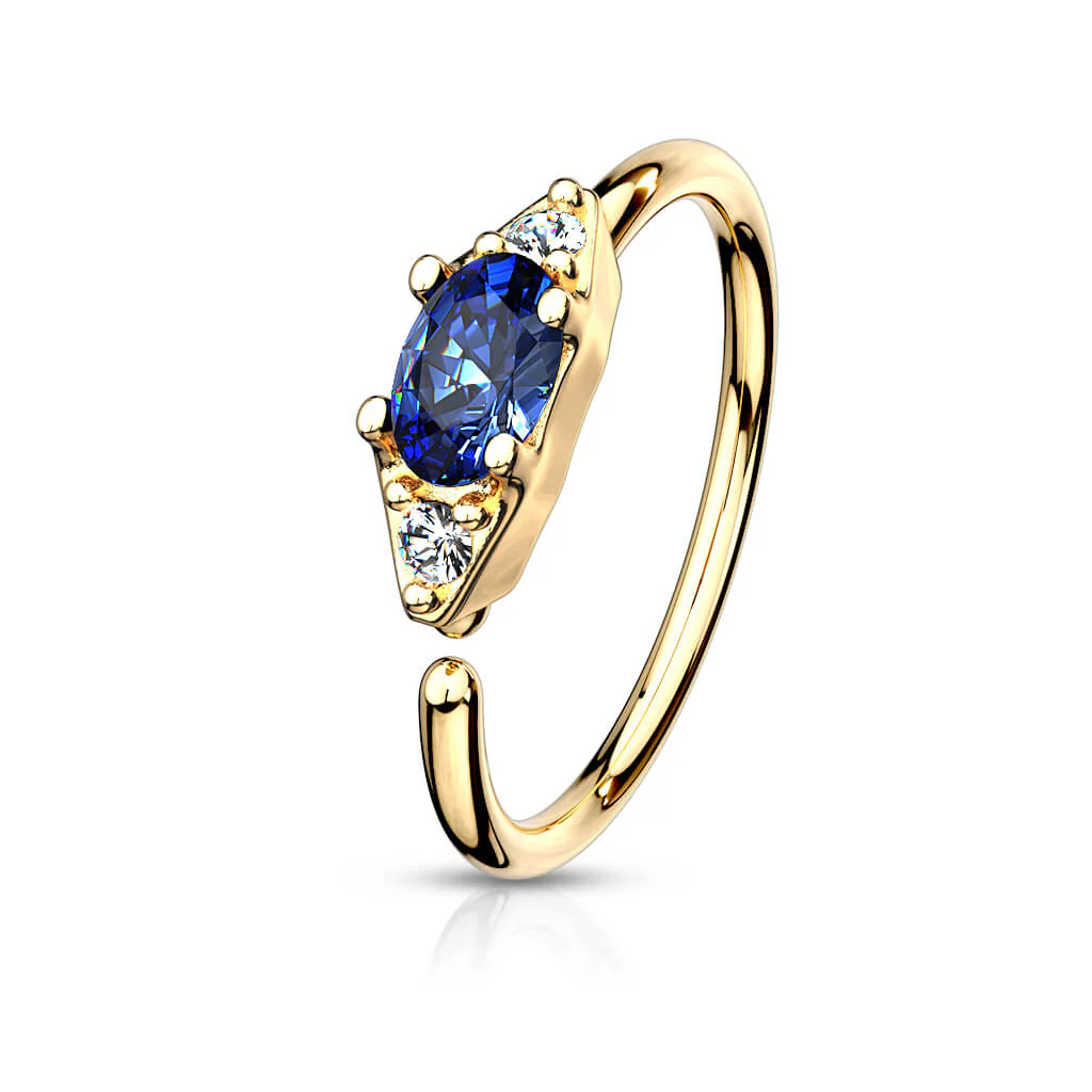 Ring Zirconia Gold Bendable - Image 2