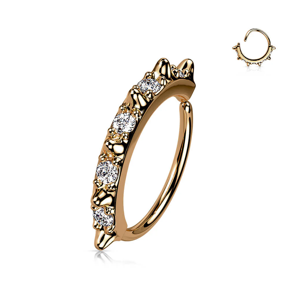 Ring Spiked Zirconia Bendable - Image 4