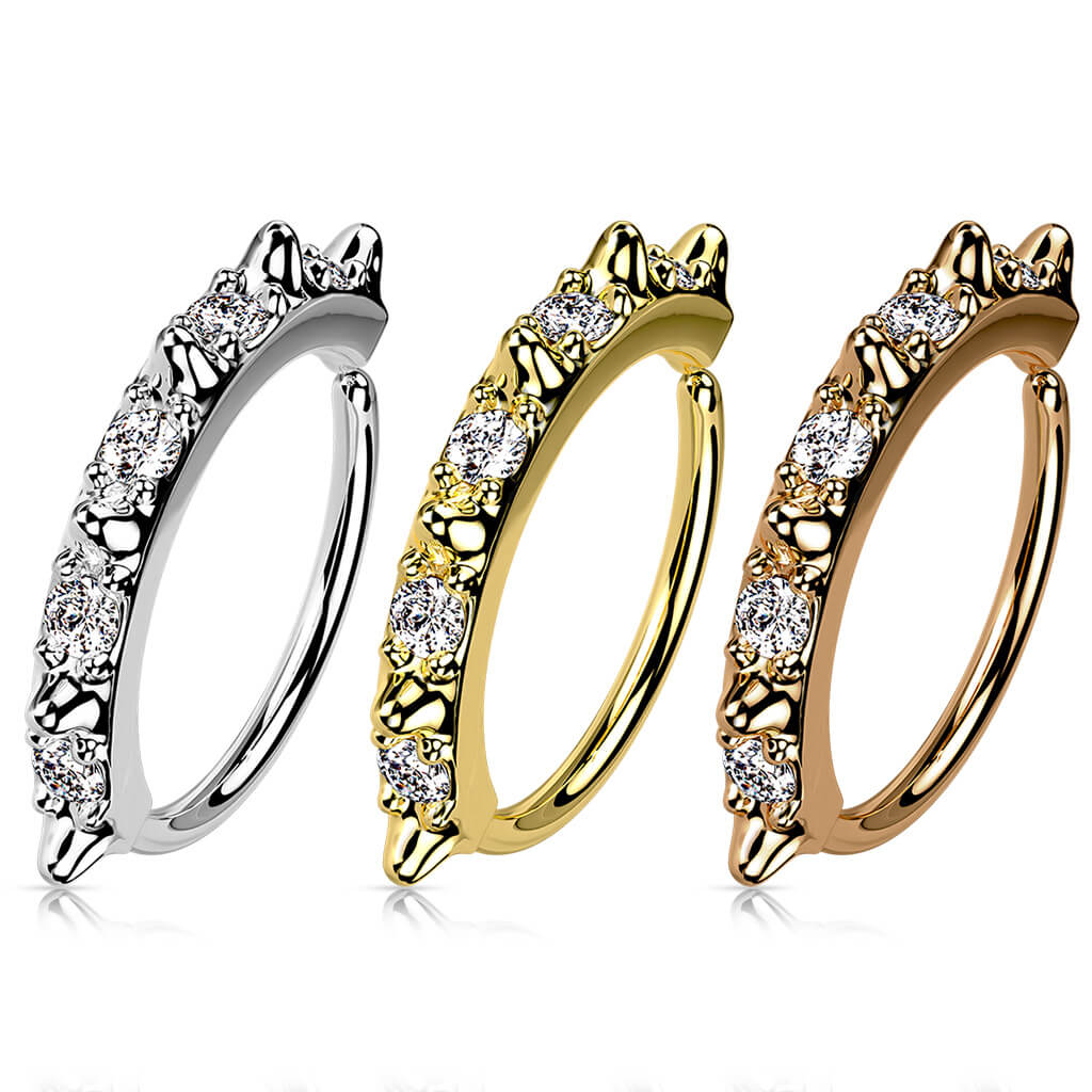 Ring Spiked Zirconia Bendable - Image 5