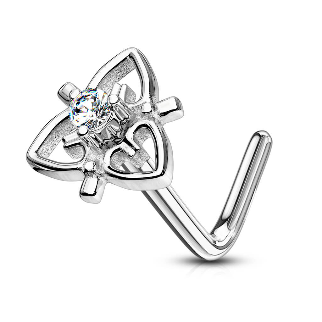 Nose L-Shape Heart Zirconia - Image 2