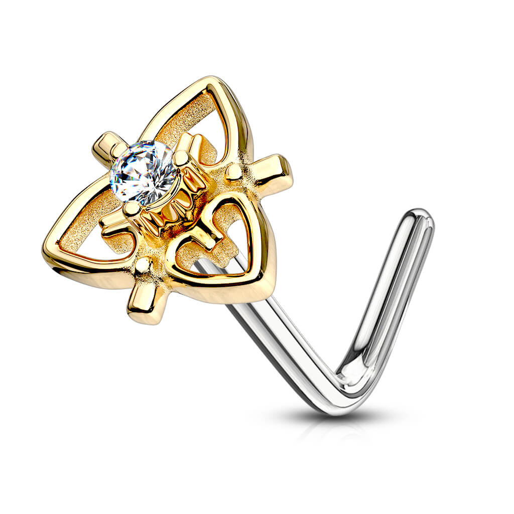 Nose L-Shape Heart Zirconia - Image 4