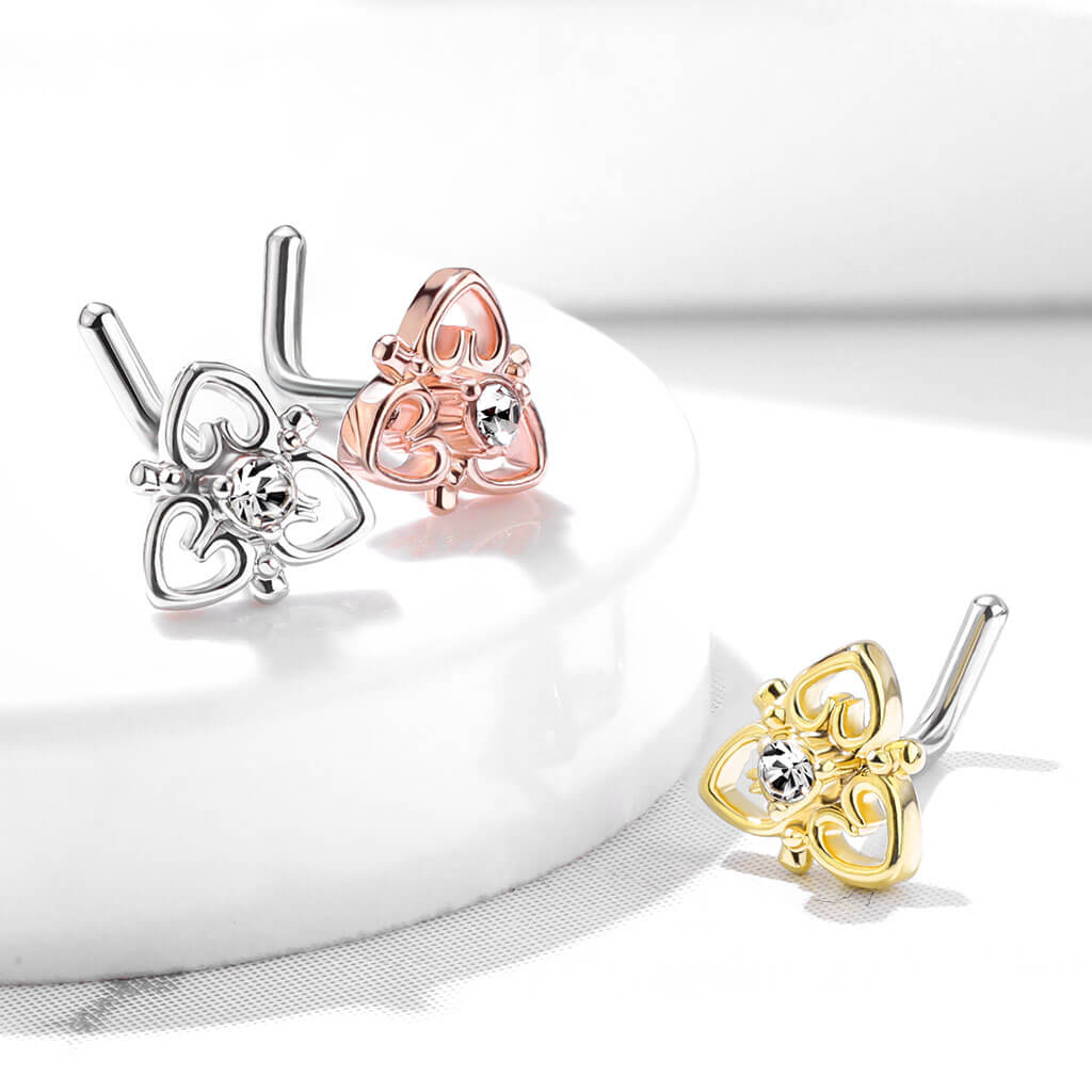 Nose L-Shape Heart Zirconia - Image 7