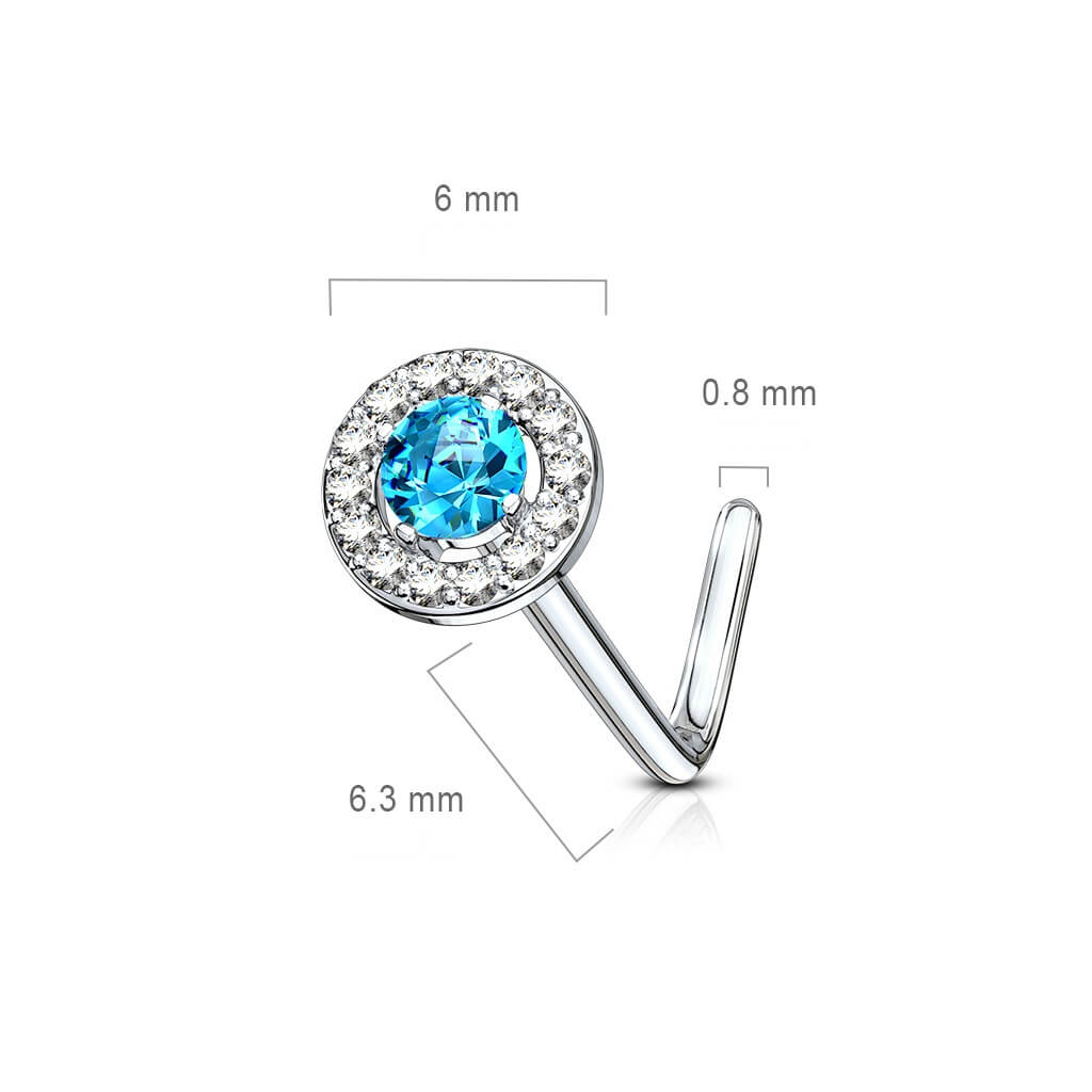 Nose L-Shape Zirconia Round - Image 3